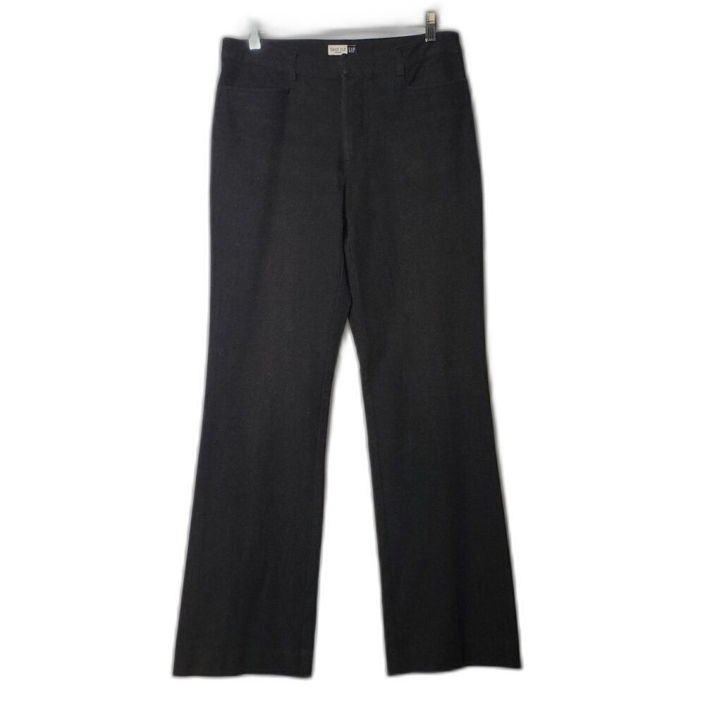 GAP Boot Cut Charcoal Gray Stretch Pants Trousers Womens Size 8R